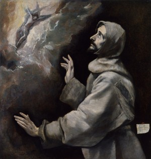 Saint Francis receiving the Stigmata
